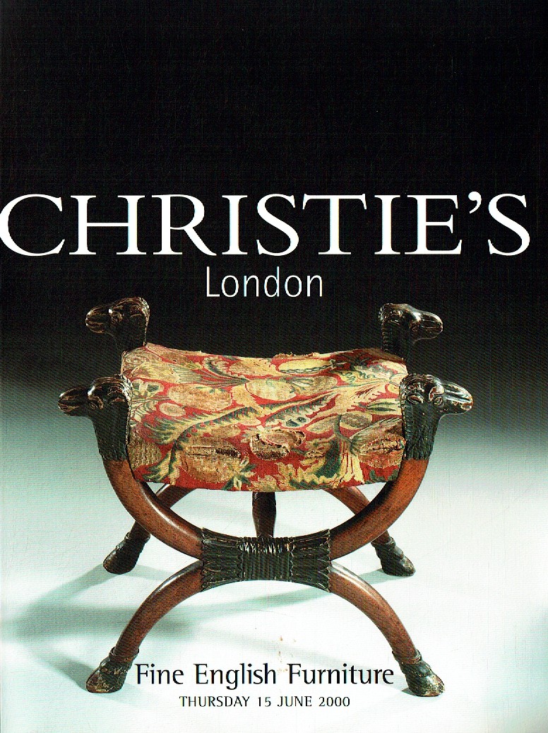 Christies June 2000 Fine English Furniture (Digital Only)