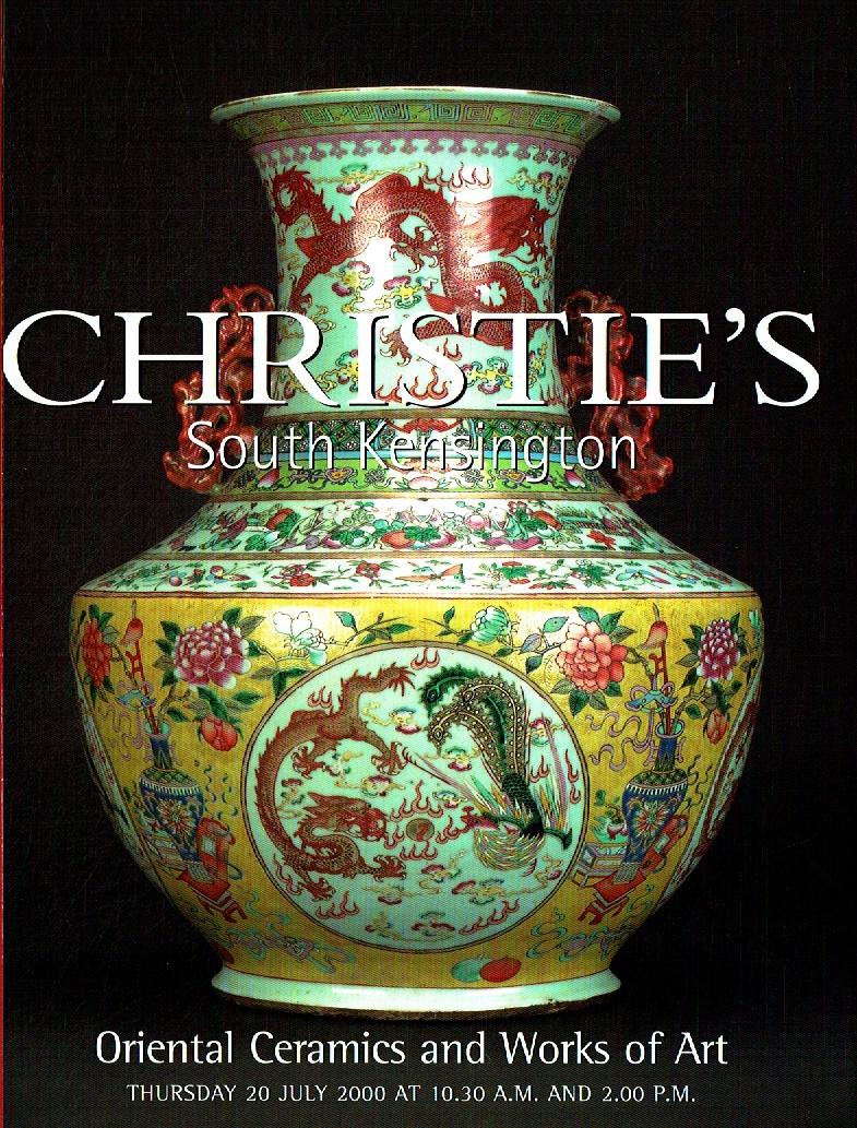 Christies July 2000 Oriental Ceramics & Works of Art (Digital Only)