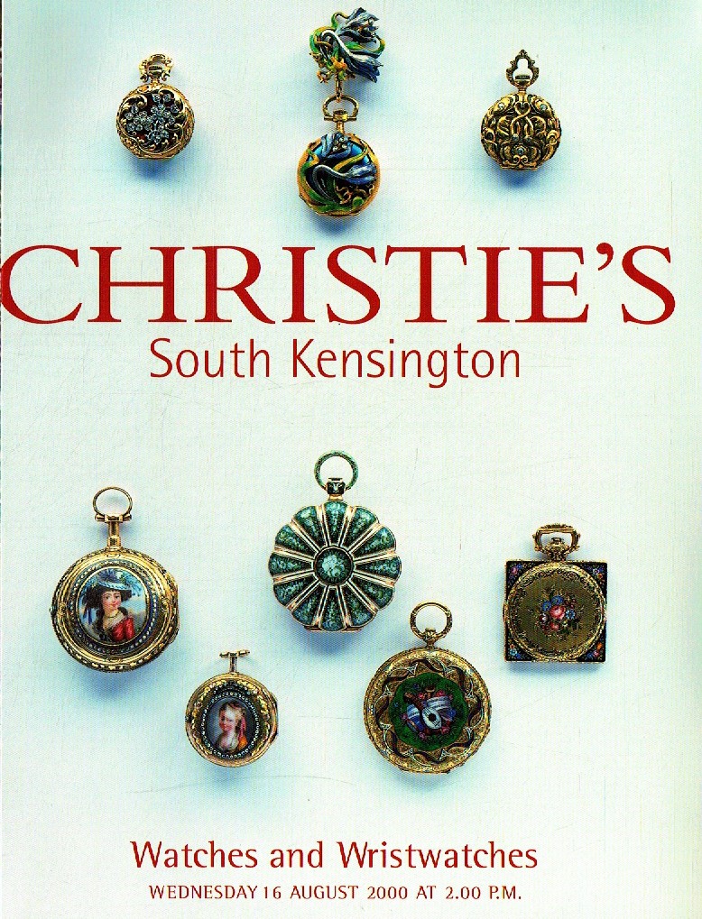 Christies August 2000 Watches & Wristwatches (Digital Only)