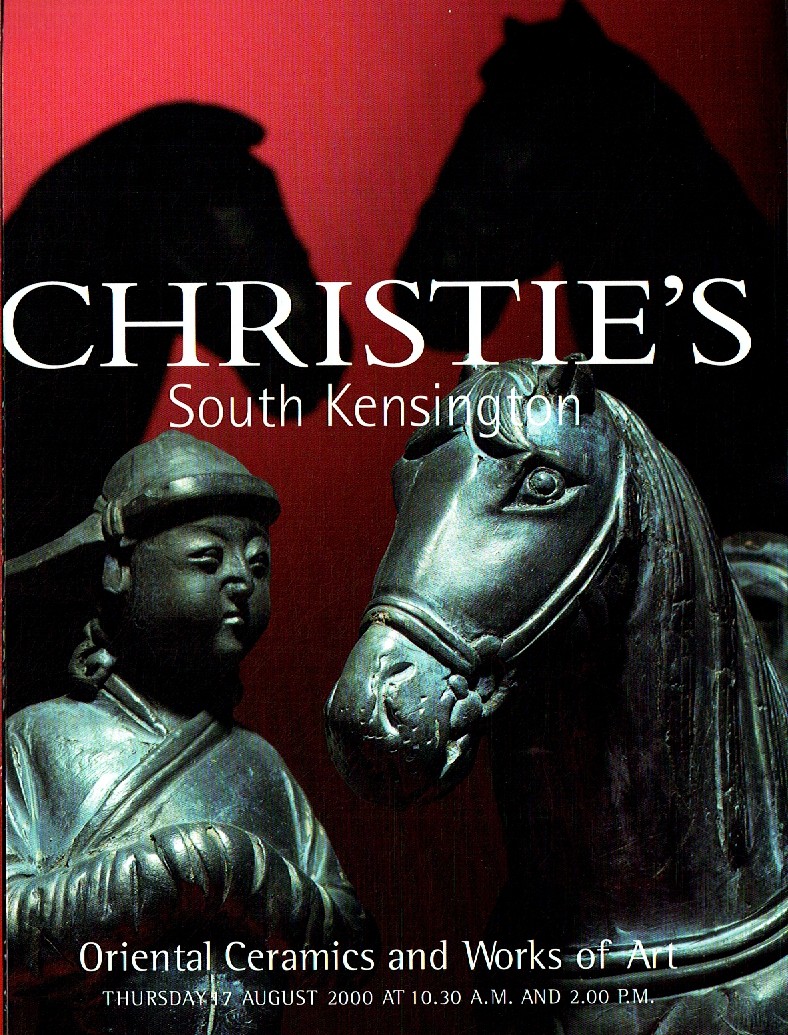 Christies August 2000 Oriental Ceramics & Works of Art (Digital Only)