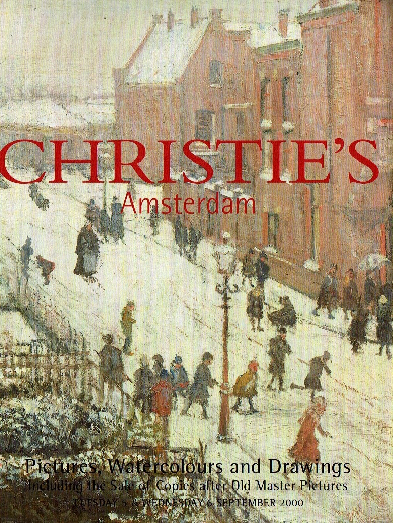 Christies & 6th September 2000 Pictures, Watercolours & Drawings (Digital Only)