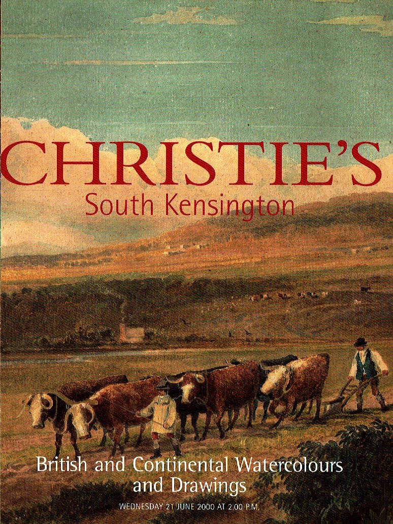 Christies June 2000 British & Continental Watercolours and Drawi (Digital Only)