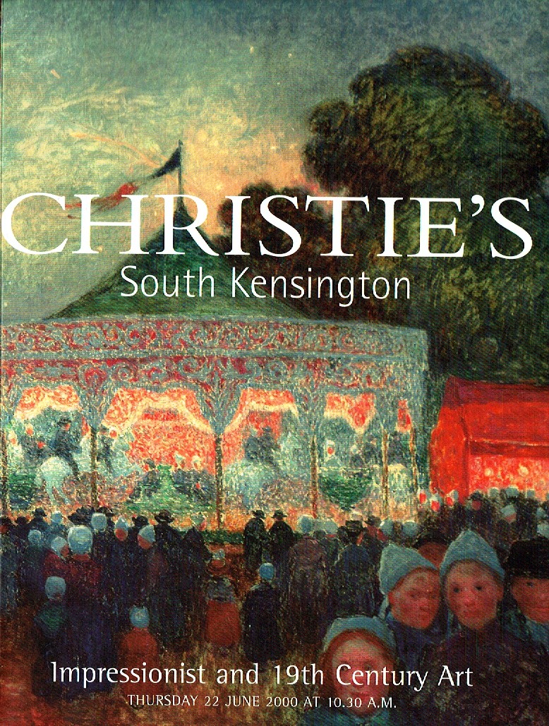 Christies June 2000 Impressionist and 19th Century Art (Digitial Only)