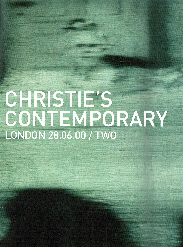 Christies June 2000 Contemporary Two (Digital Only)