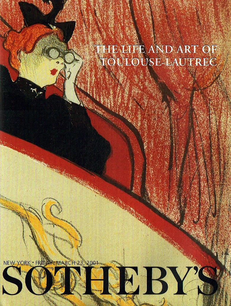 Sothebys March 2001 The Life and Art of Toulouse - Lautrec (Digital Only)