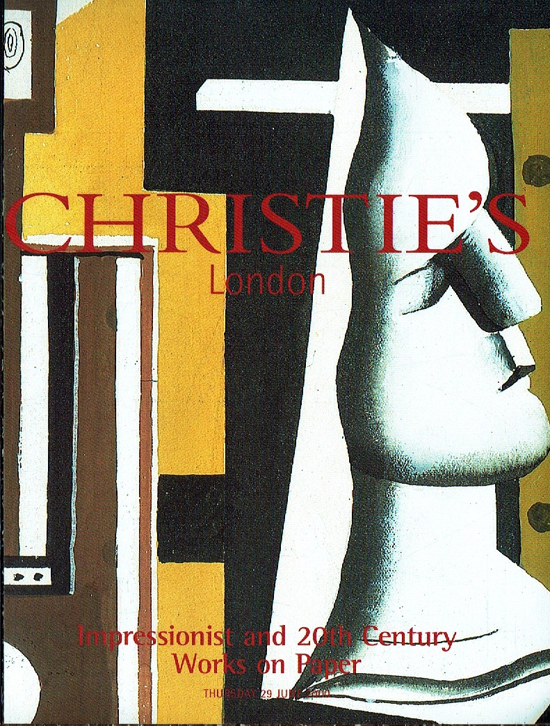 Christies June 2000 Impressionist and 20th Century Works on Paper (Digital Only