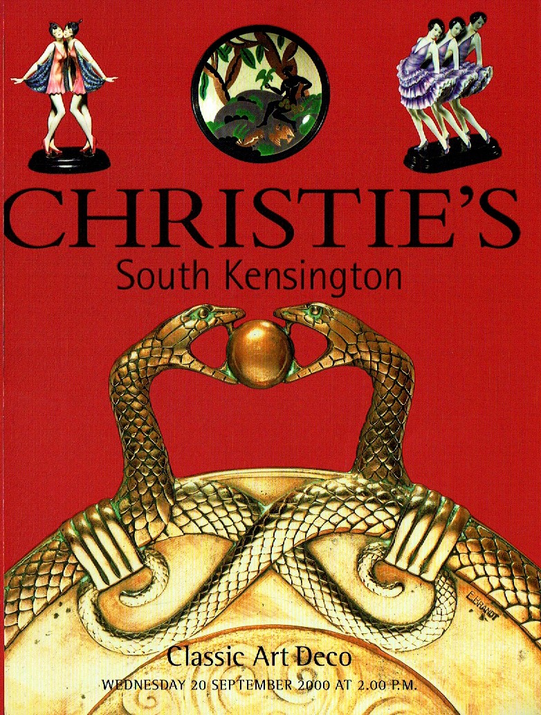 Christies September 2000 Classic Art Deco (Digital Only)