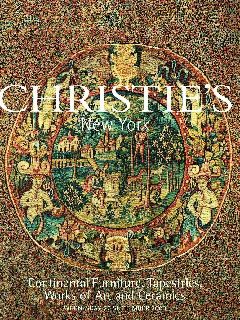 Christies September 2000 Continental Furniture, Tapestries, Work (Digital Only)