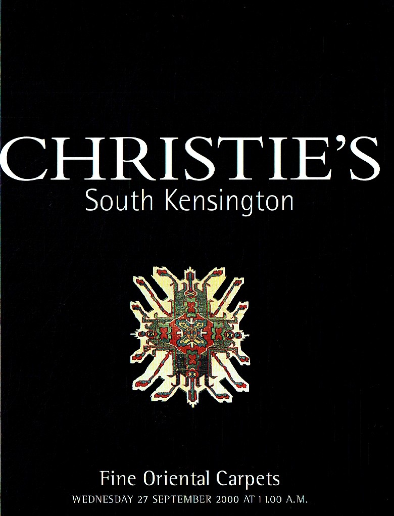 Christies September 2000 Fine Oriental Carpets (Digitial Only)