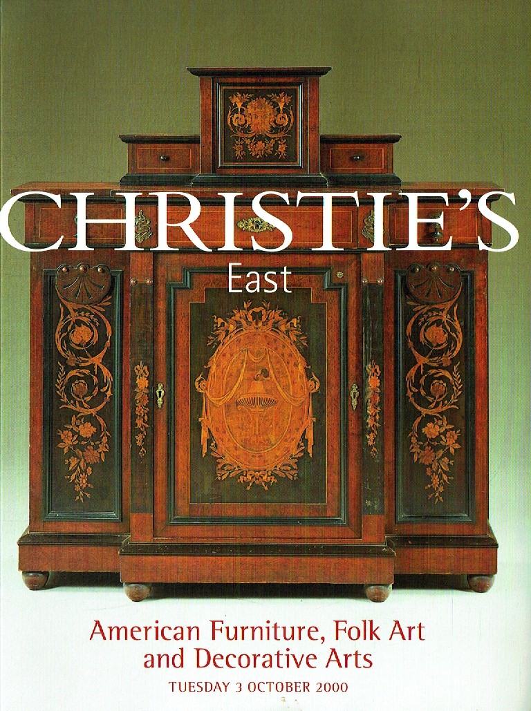 Christies October 2000 American Furniture, Folk Art & Decorative (Digital Only)