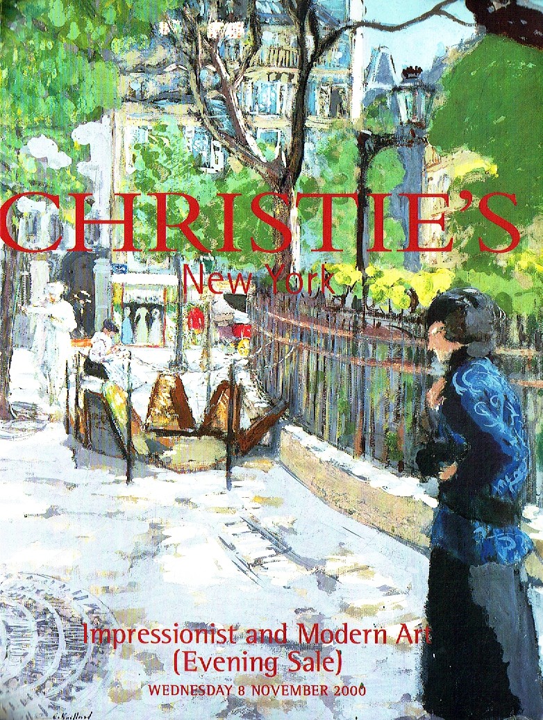 Christies November 2000 Impressionist and Modern Art (Evening Sa (Digitial Only)
