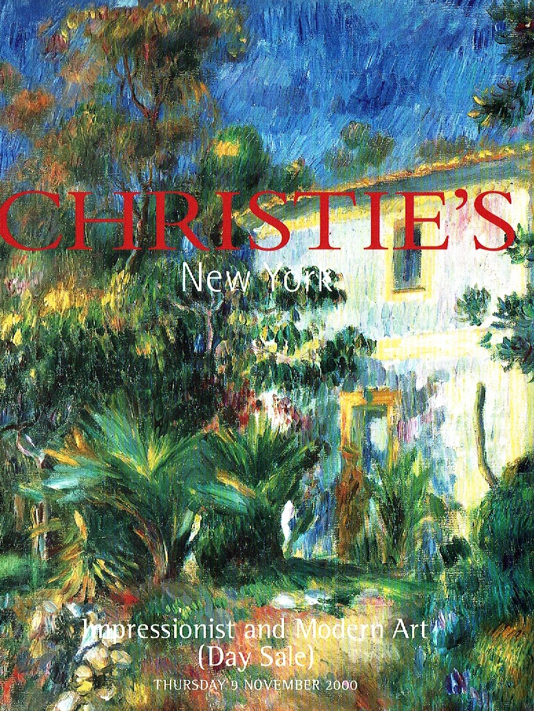 Christies November 2000 Impressionist & Modern Art (Day Sale) (Digital Only)