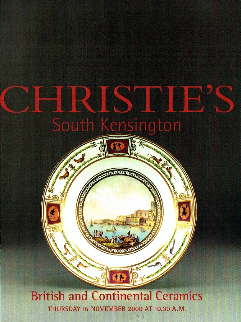 Christies November 2000 British and Continental Ceramics (Digital Only)