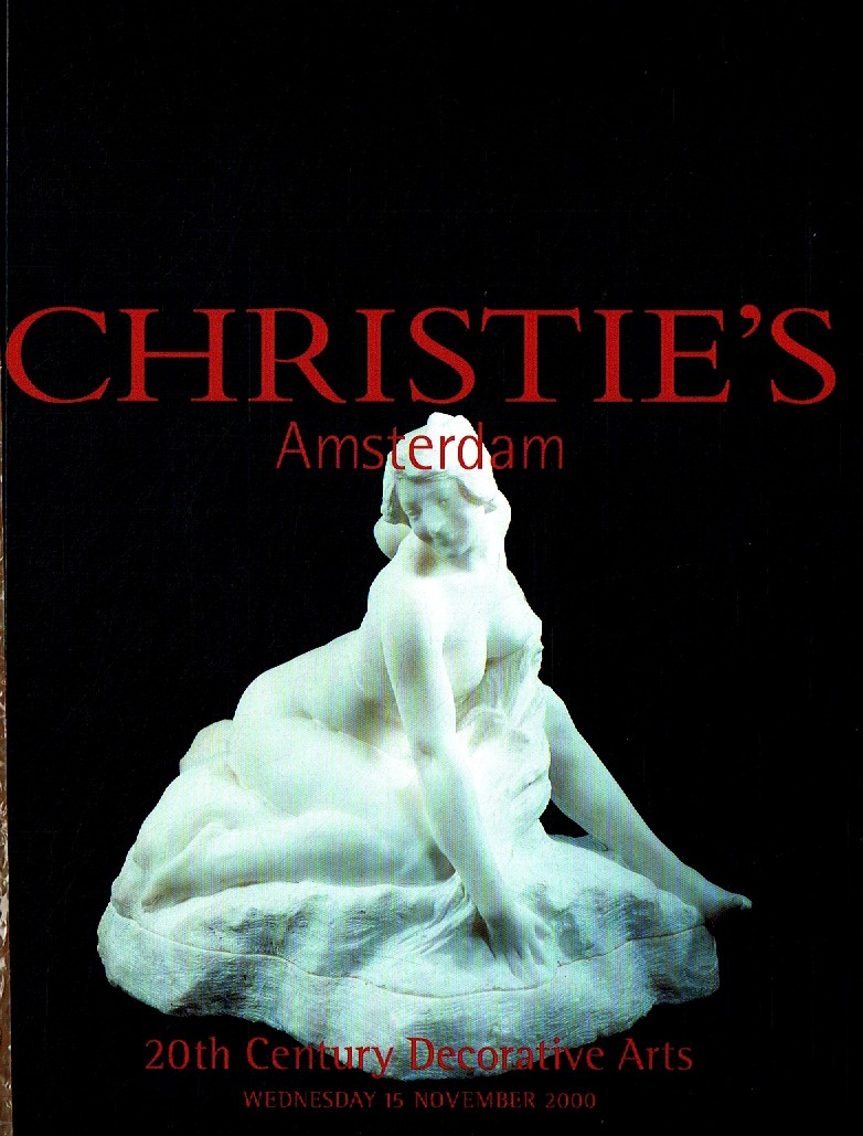 Christies November 2000 20th Century Decorative Arts (Digital Only)
