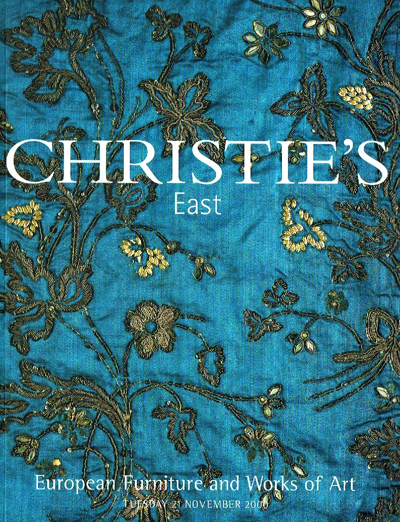 Christies November 2000 European Furniture and Works of Art (Digitial Only)