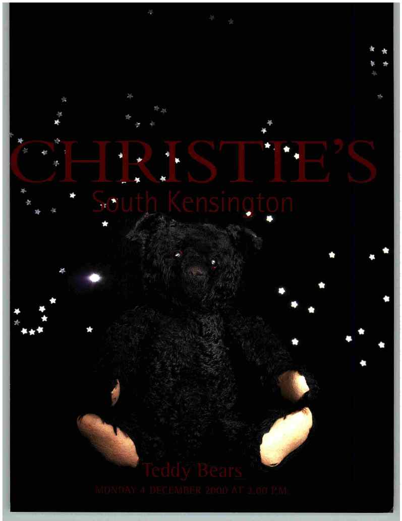 Christies December 2000 Teddy Bears (Digitial Only)