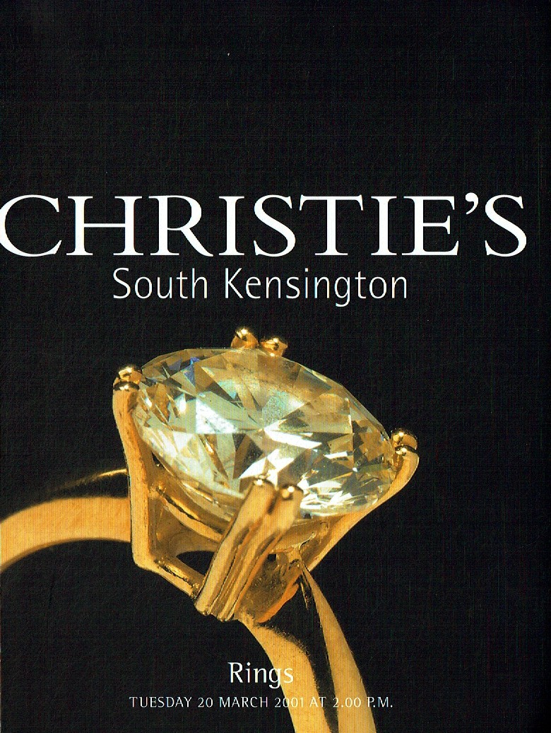 Christies March 2001 Rings (Digital Only)