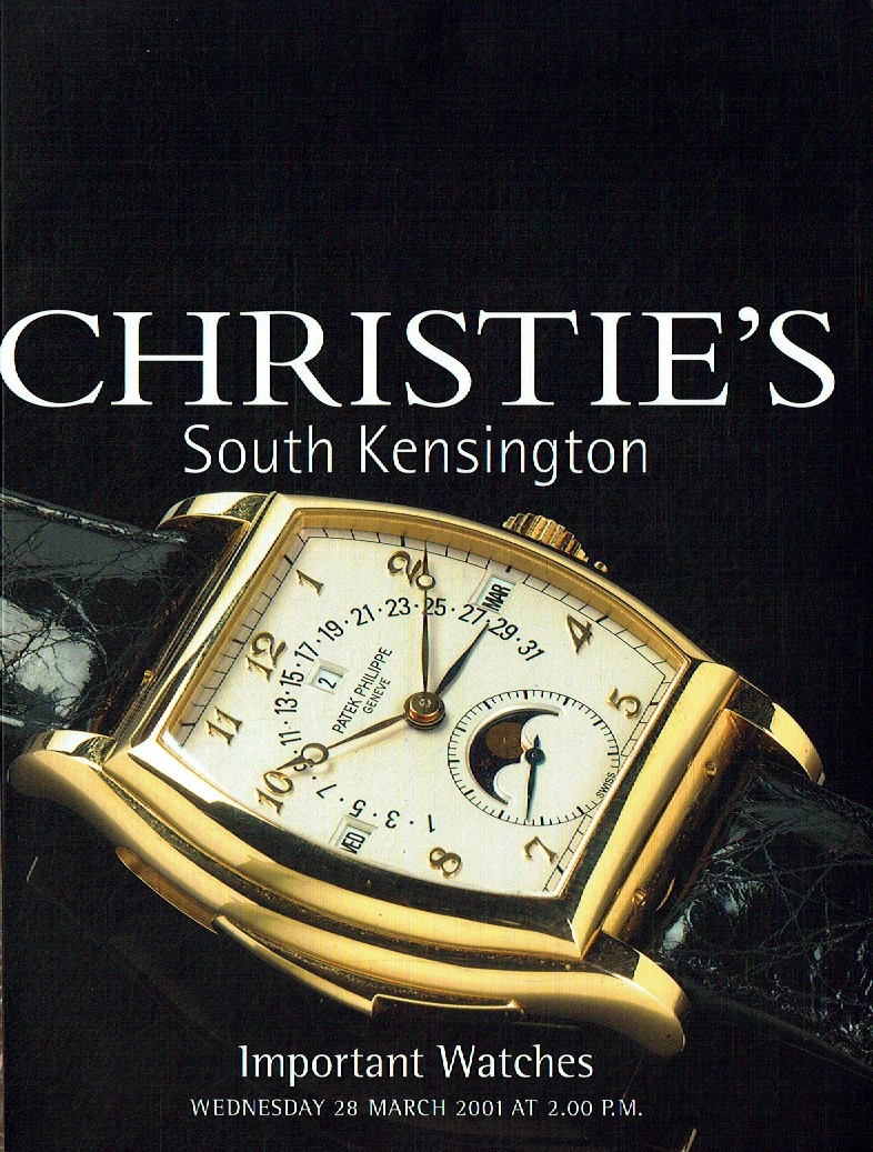 Christies March 2001 Important Watches (Digitial Only)