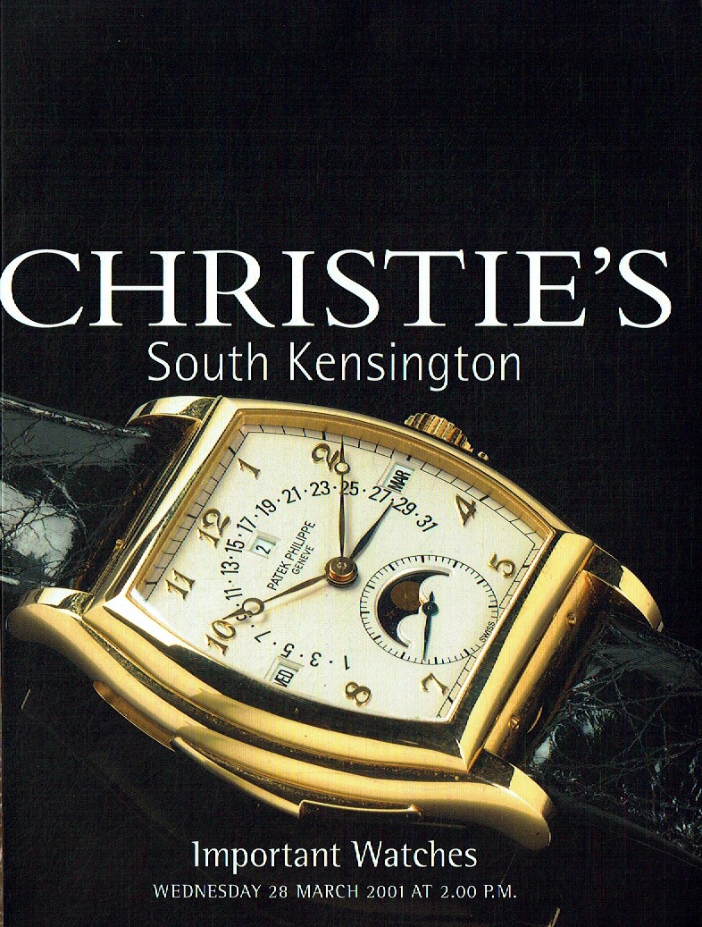 Christies March 2001 Important Watches (Digital Only)