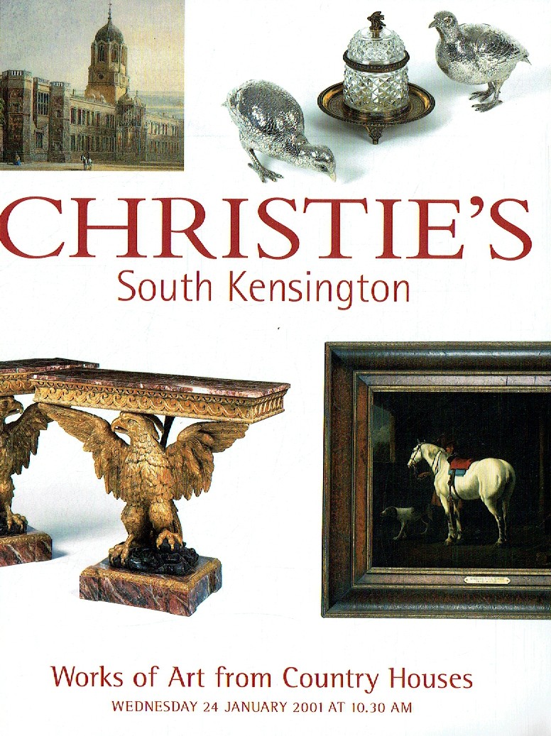 Christies January 2001 Works of Art from Country Houses (Digital Only)