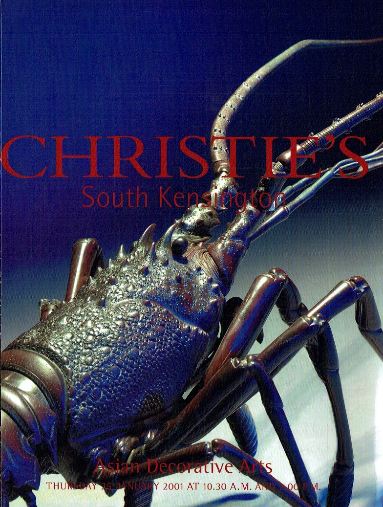 Christies January 2001 Asian Decorative Arts (Digital Only)