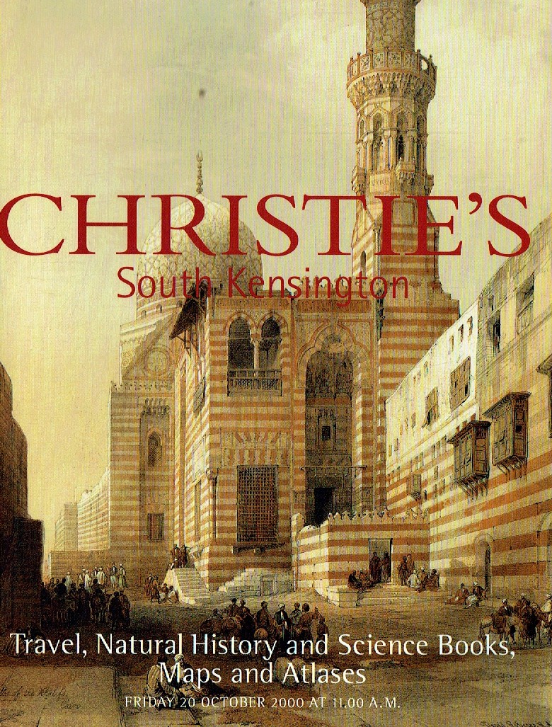 Christies October 2000 Travel, Natural History & Science Books, (Digital Only)