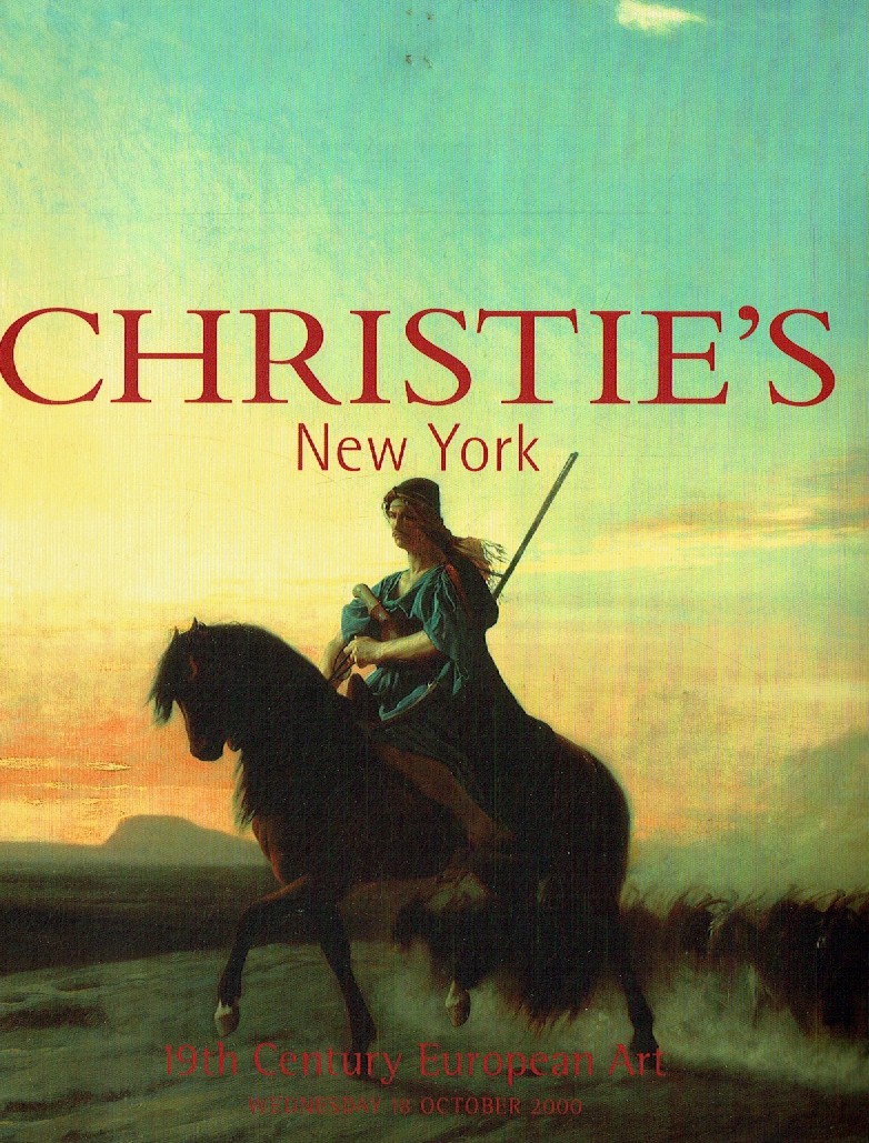 Christies October 2000 19th Century European Art (Digitial Only)