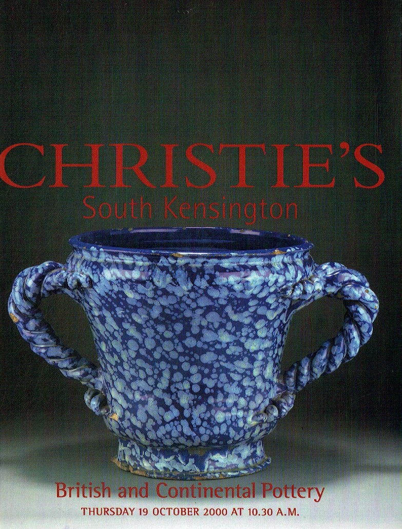 Christies October 2000 British & Continental Pottery (Digitial Only)