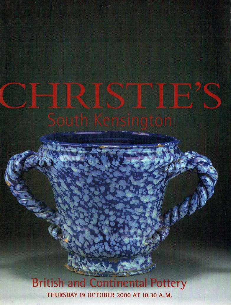Christies October 2000 British & Continental Pottery (Digital Only)