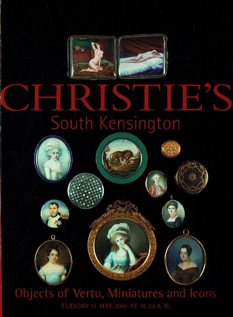 Christies May 2001 Objects of Vertu, Miniatures and Icons (Digitial Only)