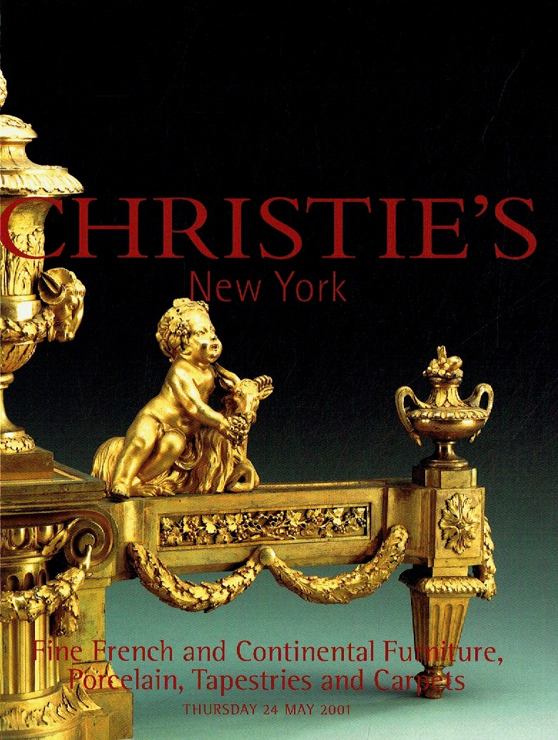 Christies May 2001 Fine French & Continental Furniture, Porcelai (Digital Only)
