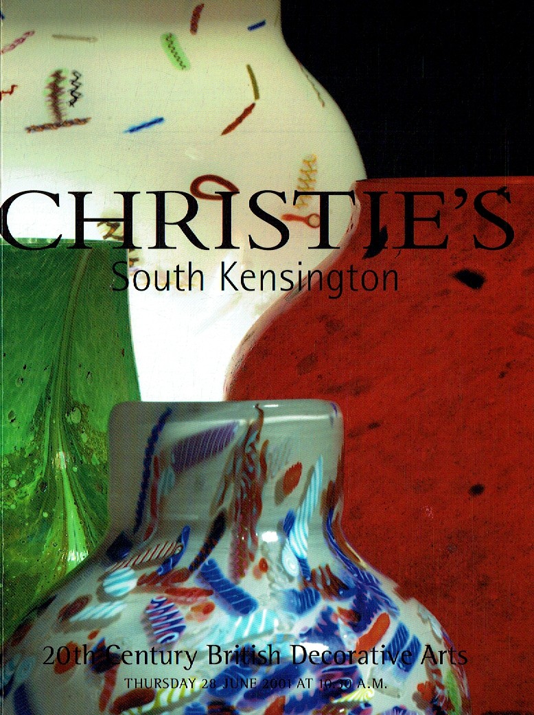 Christies June 2001 20th Century British Decorative Arts (Digital Only)