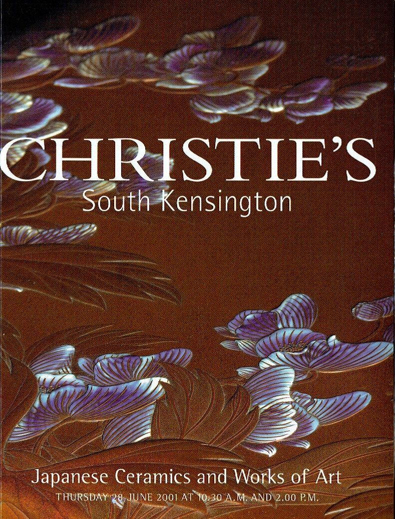 Christies June 2001 Japanese Ceramics & Works of Art (Digital Only)