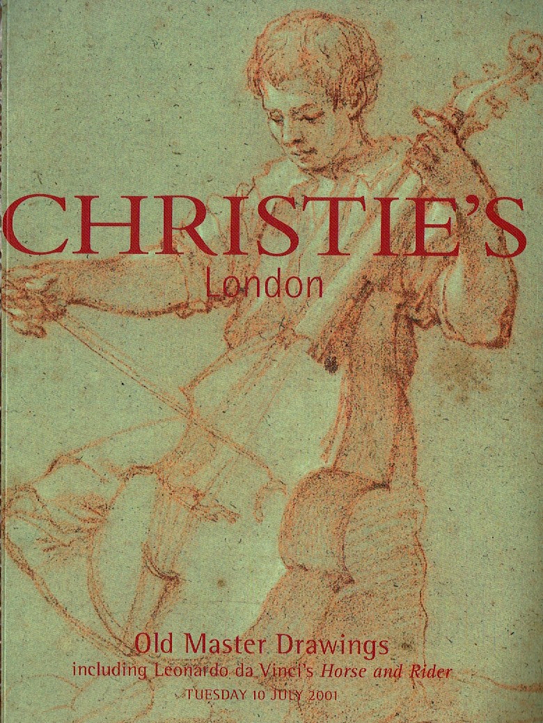 Christies July 2001 Old Master Drawings including Leonardo da Vi (Digital Only)