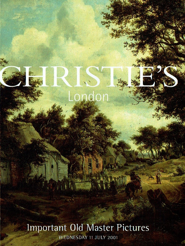 Christies July 2001 Important Old Master Pictures (Digital Only)