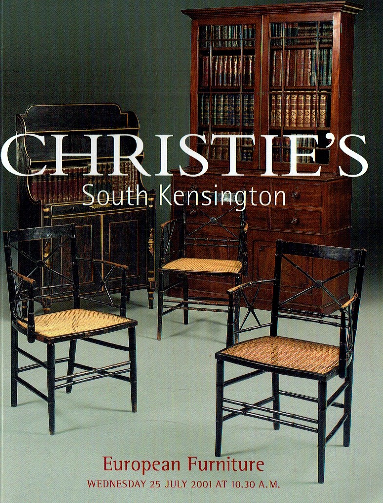 Christies July 2001 European Furniture (Digital Only)