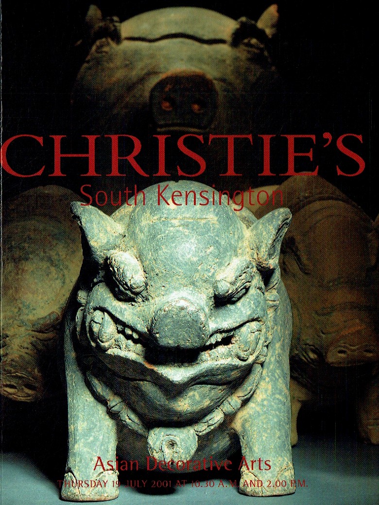 Christies July 2001 Asian Decorative Arts (Digital Only)