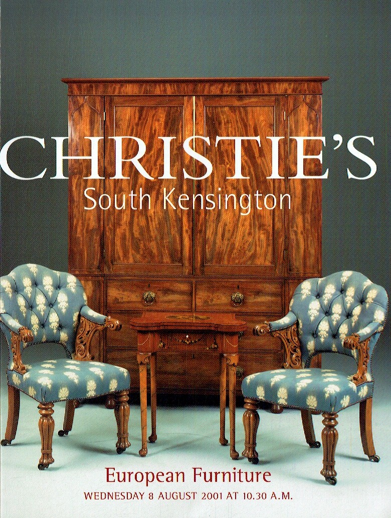Christies August 2001 European Furniture (Digital Only)