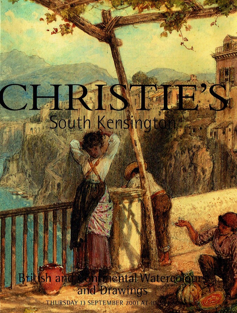 Christies September 2001 British and Continental Watercolours & (Digital Only)
