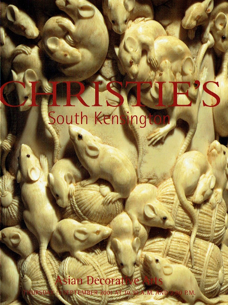 Christies September 2001 Asian Decorative Arts (Digital Only)
