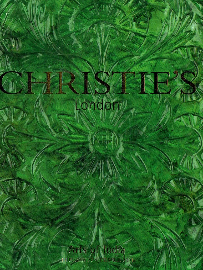 Christies September 2001 Arts of India (Digital Only)