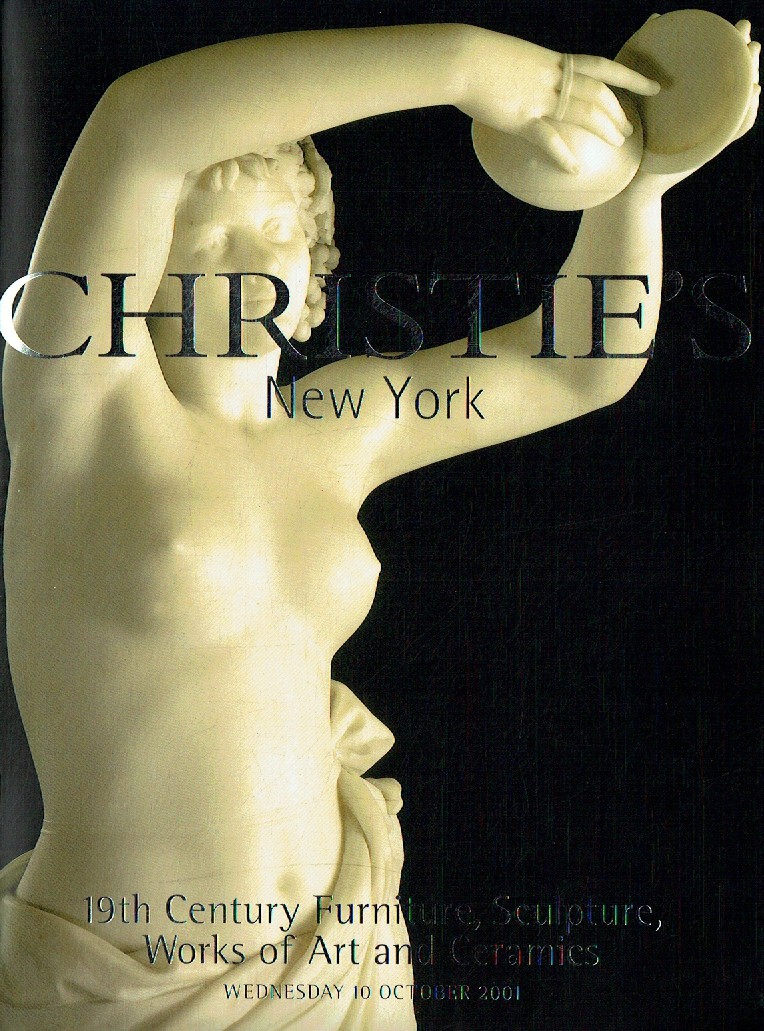 Christies October 2001 19th Century Furniture, Sculpture, Works (Digital Only)