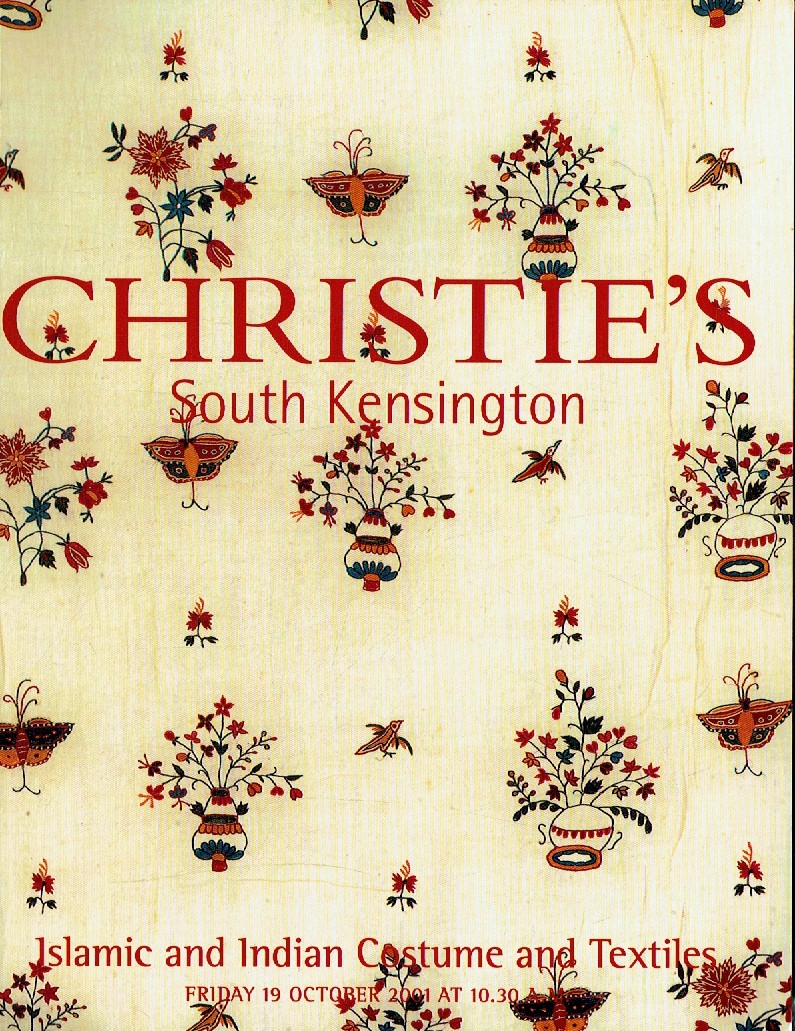 Christies October 2001 Islamic, Indian Costume and Textiles (Digital Only)