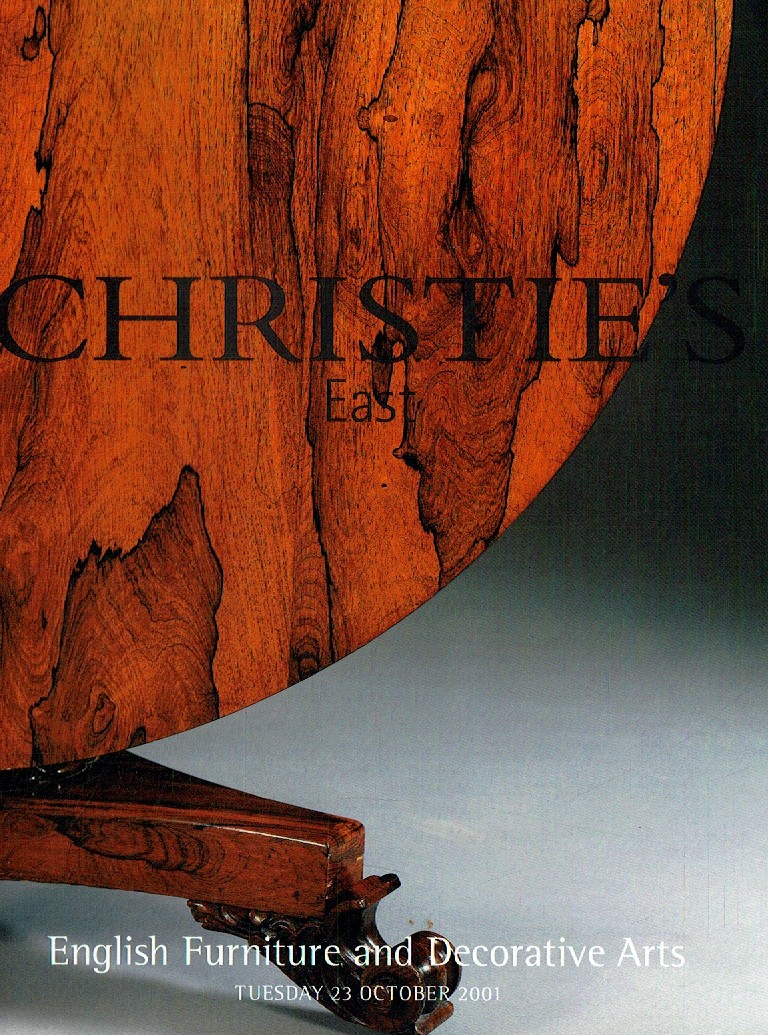 Christies October 2001 English Furniture & Decorative Arts (Digital Only)