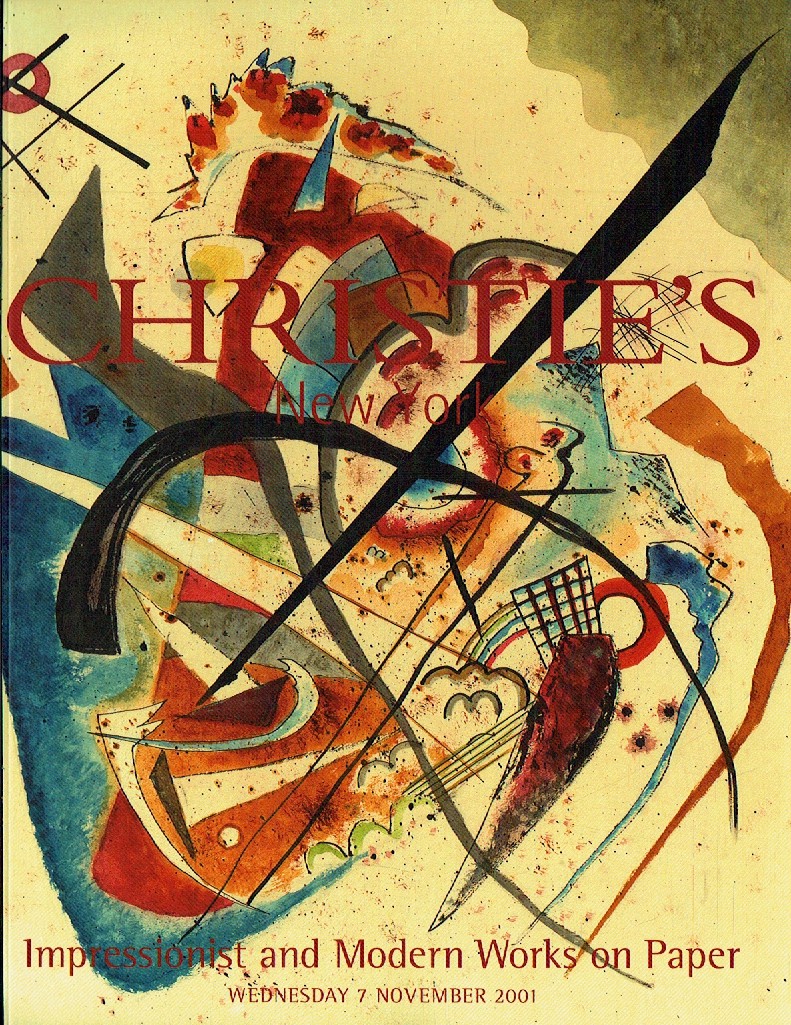 Christies November 2001 Impressionist and Modern Works on Paper (Digital Only)