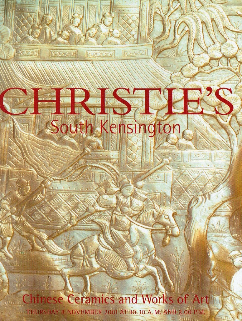 Christies November 2001 Chinese Ceramics and Works of Art (Digital Only)