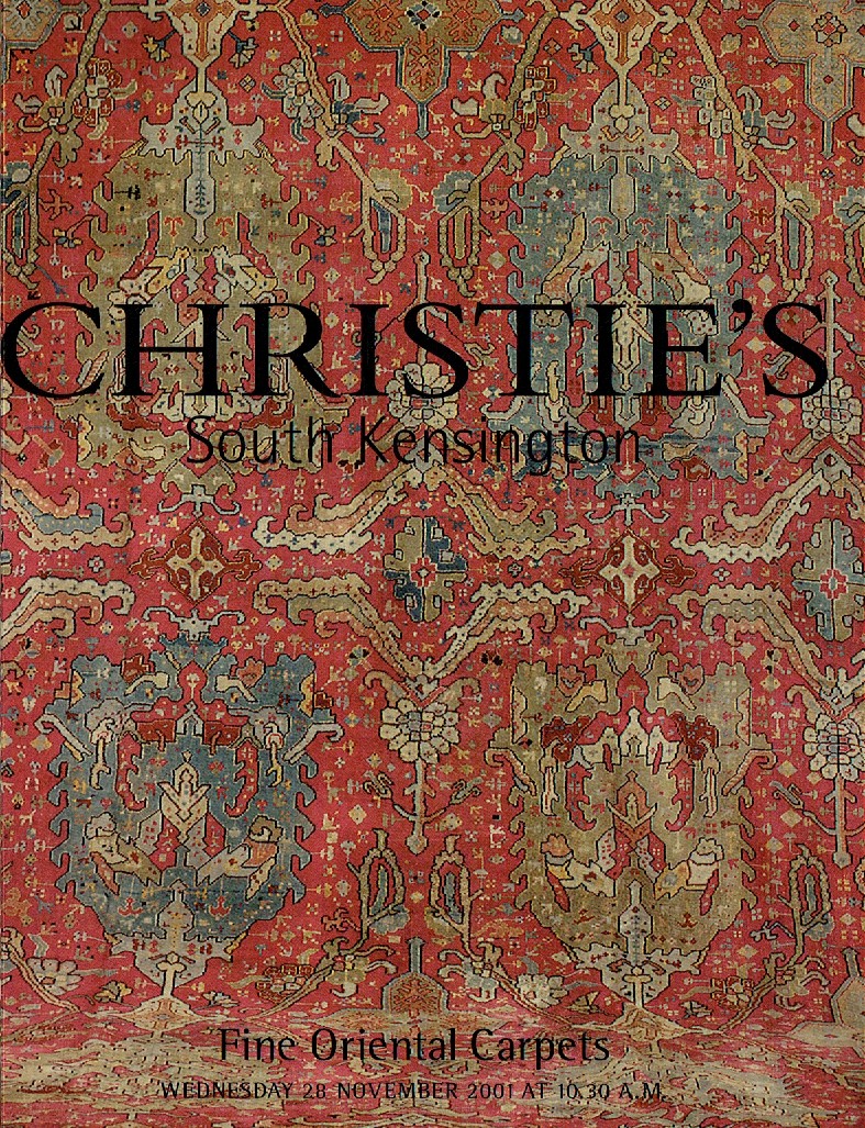 Christies November 2001 Fine Oriental Carpets (Digitial Only)