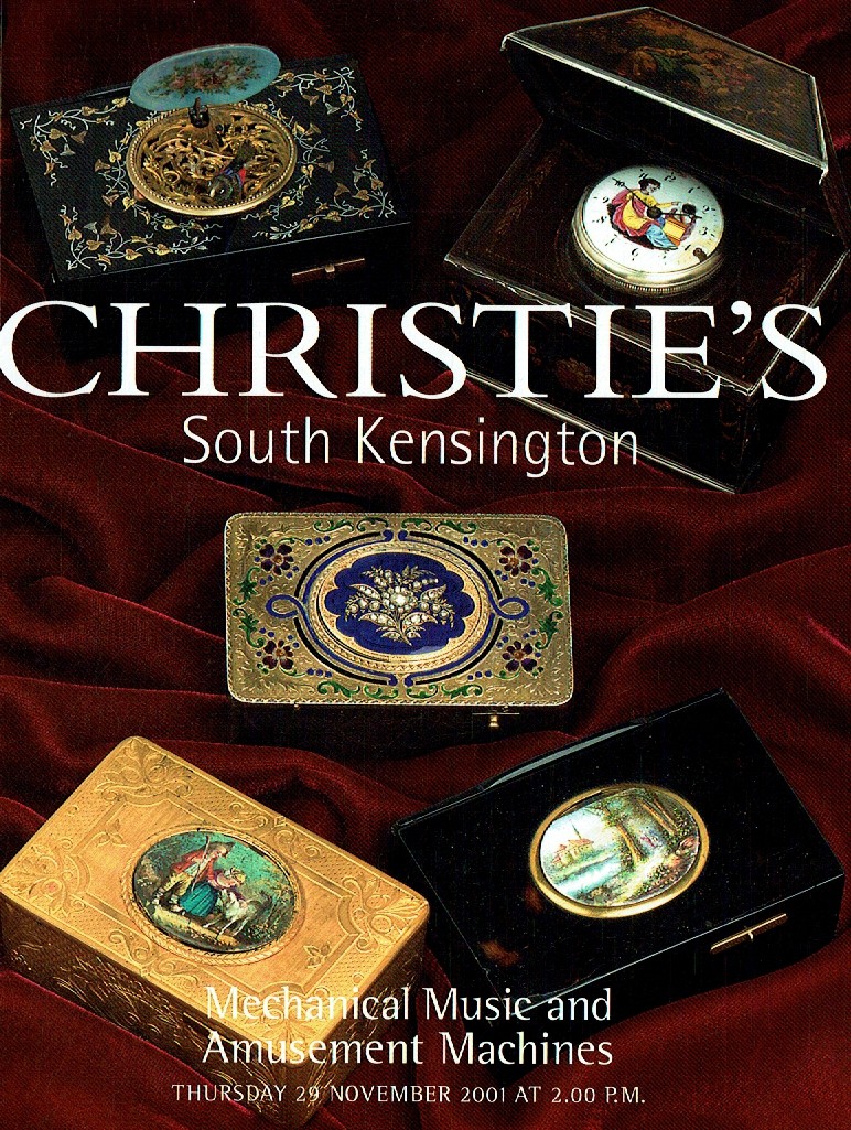 Christies November 2001 Mechanical Music & Amusement Machines (Digitial Only)