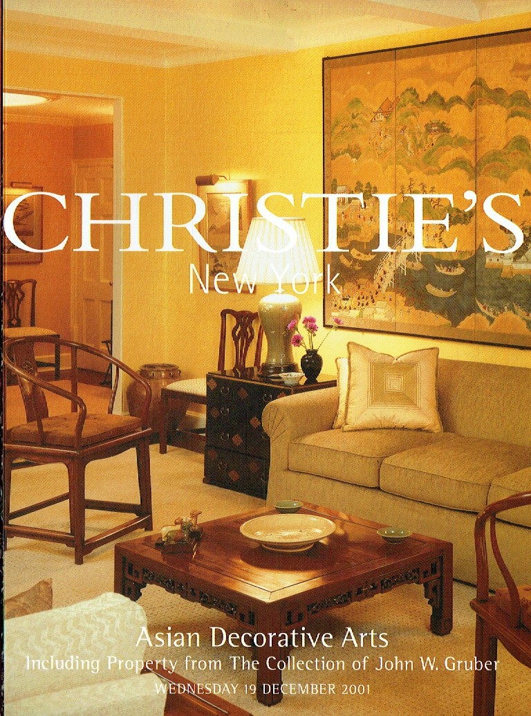 Christies December 2001 Gruber Collection of Asian Decorative Ar (Digital Only)