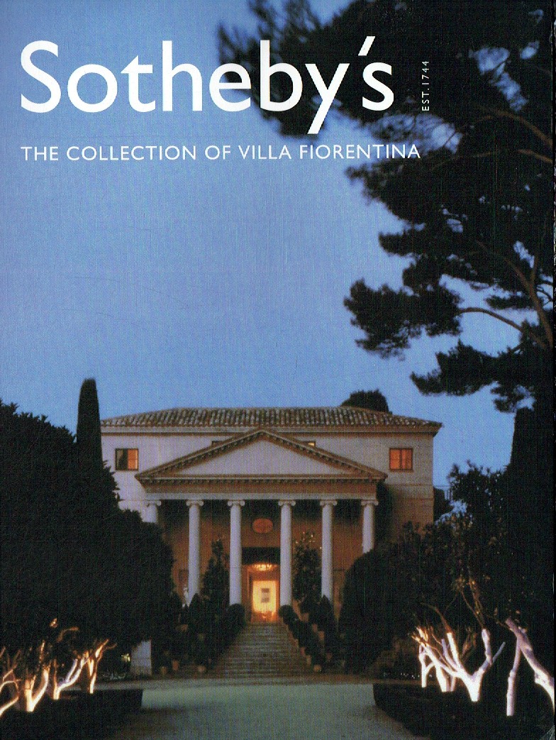 Sothebys May 2001 The Collection of Villa Fiorentina (Digital Only)